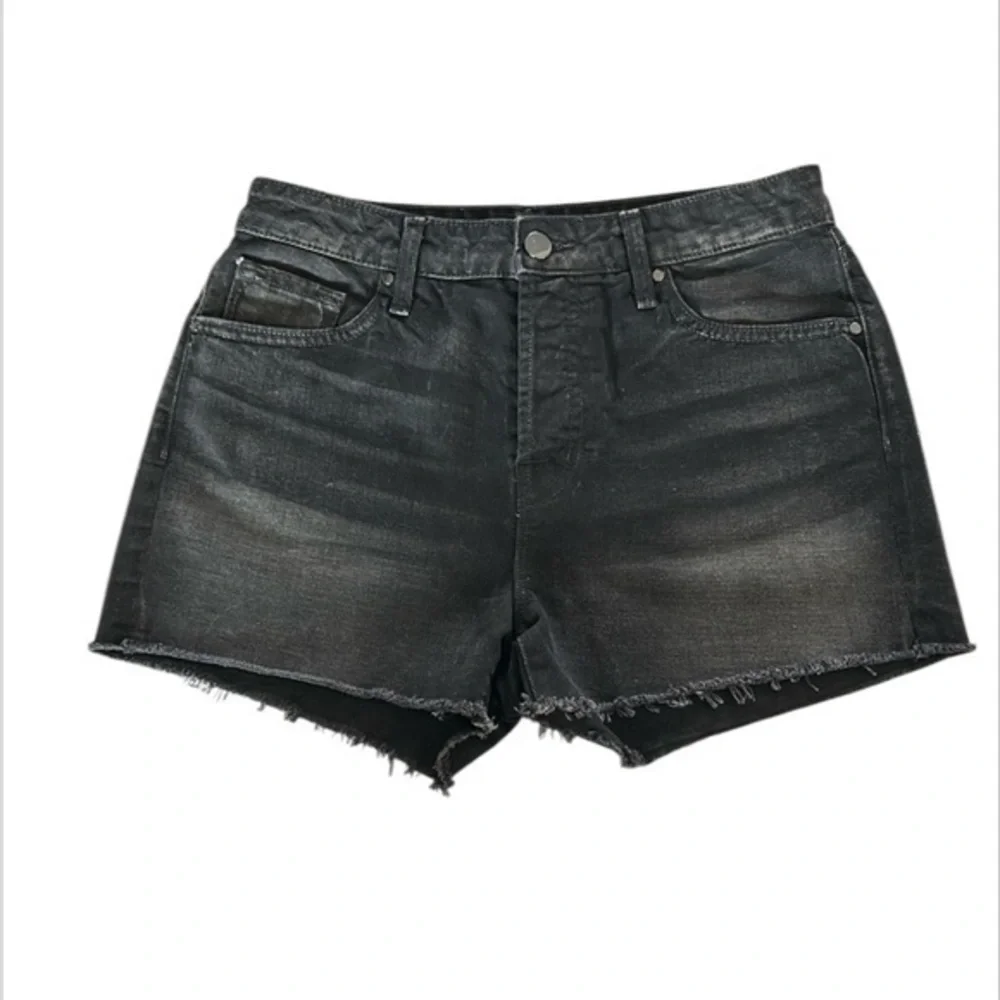 J Brand Gracie black jean shorts size 25